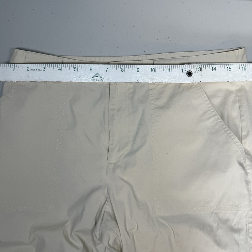 Lauren Ralph Lauren Ankle Chino Pant Women 10 Beige‎ Preppy Coastal Capsule - Picture 6 of 7